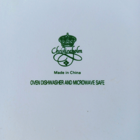 Vintage Christineholm Ceramic Rose Quiche Baking Dish - Picture 7 of 7